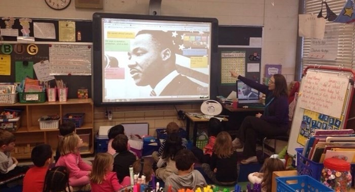 Studying MLK in kindergarten